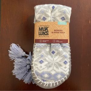 Muk Luks Slipper Socks, S/M 5-7